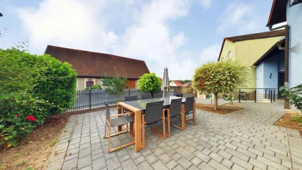 Immobilie in Obernbreit - Wohnen mit Weite – Einfamilienhaus auf außergewöhnlich großzügigem Grundstück - Bild 4
