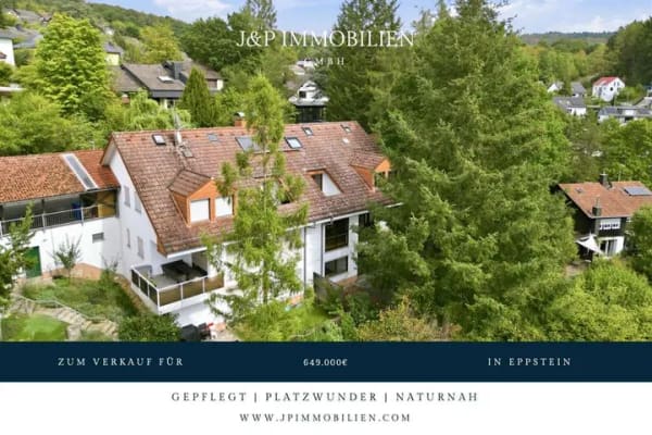Immobilie in Eppstein - Mitten im Grünen: Großzügiges Splitlevel-Haus mit Einliegerwohnung in Eppstein - Bild 0