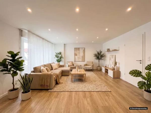 Immobilie in Büttelborn - Provisionsfrei: 4-Zimmer-Wohnung, 175 m², hochwertig modernisiert – Wintergarten, Loggia & Balkon - Bild 0