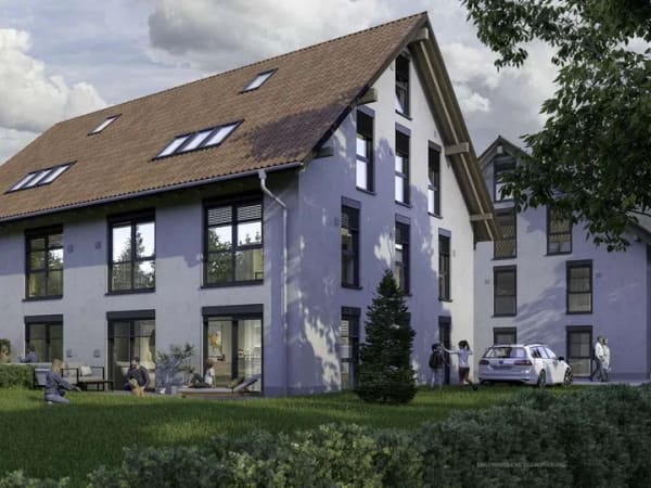 Immobilie in Osterzell - Osterzell: Neubau-Maisonette – ca. 70 m² mit Galerie und Gartenoption am Hühnerbach - Bild 2