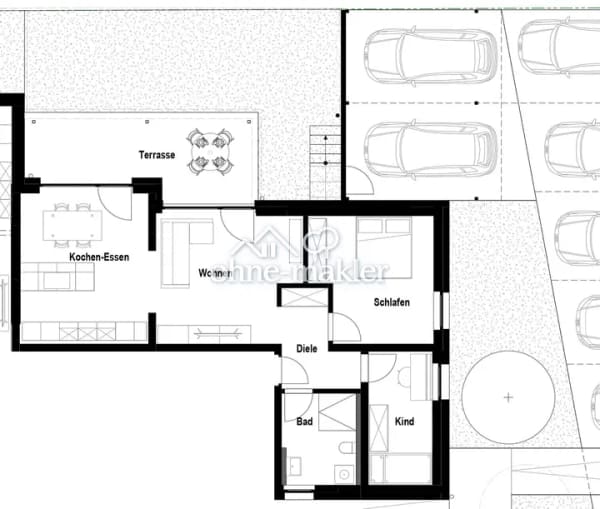 Immobilie in Murr - Sonne, viel Platz und Blick - 3-4-Zimmer Wohnung mit tollem Balkon und Außenstellplatz - Bild 2