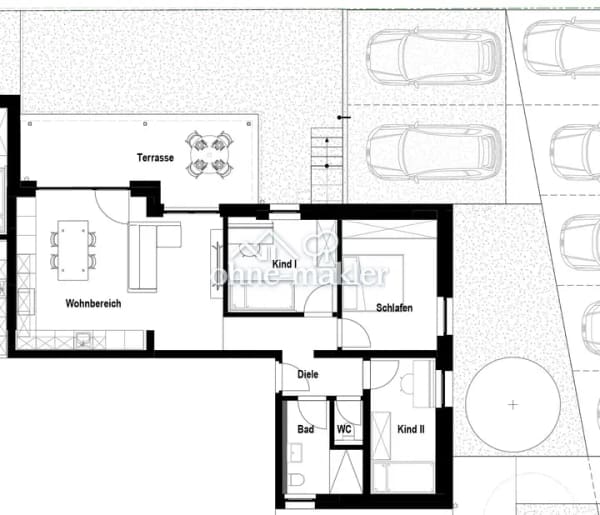 Immobilie in Murr - Sonne, viel Platz und Blick - 3-4-Zimmer Wohnung mit tollem Balkon und Außenstellplatz - Bild 3