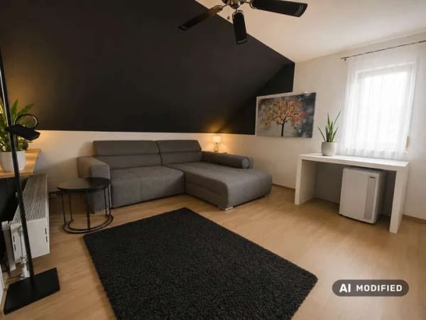 Immobilie in Ubstadt-Weiher - Vermietete 2,5-Zimmer-Dachgeschosswohnung mit Loggia, Garage und Gartenanteil in Ubstadt-Weiher - Bild 0