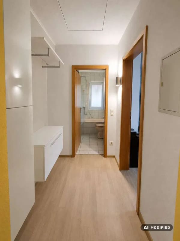 Immobilie in Ubstadt-Weiher - Vermietete 2,5-Zimmer-Dachgeschosswohnung mit Loggia, Garage und Gartenanteil in Ubstadt-Weiher - Bild 1