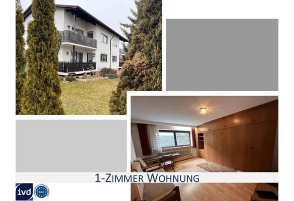 Immobilie in Pocking - 1-ZIMMER WOHNUNG MIT PKW-STELLPLATZ IN BEVORZUGTER WOHNLAGE VON POCKING - Bild 0