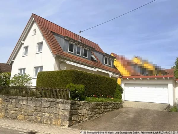 Immobilie in Gerabronn - GELEGENHEIT: Top gepflegtes Einfamilienhaus mit schöner Terrasse, geräumiger Garage uvm. - Bild 1