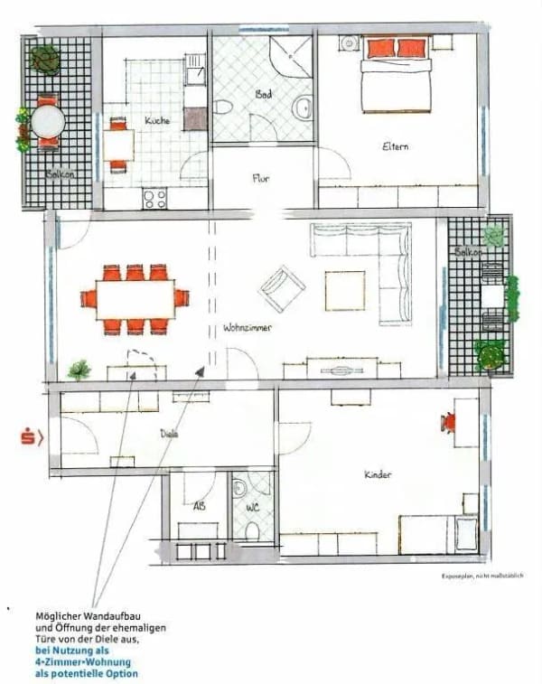 Immobilie in Bad Kissingen - 3-4 Zimmer Wohnung - Bad Kissingen - sofort frei! - Bild 0