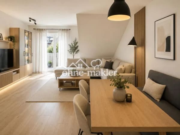 Immobilie in Mühlhausen - Dachgeschosswohnung in Mühlhausen (Rettigheim) - Bild 0
