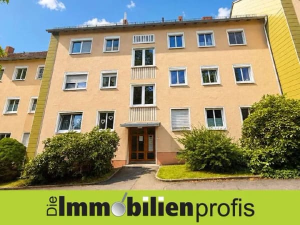 Immobilie in Hof - Hof - Nähe Bismarckturm: 2 Zi.-Whg. mit Balkon und Fernblick - Bild 0