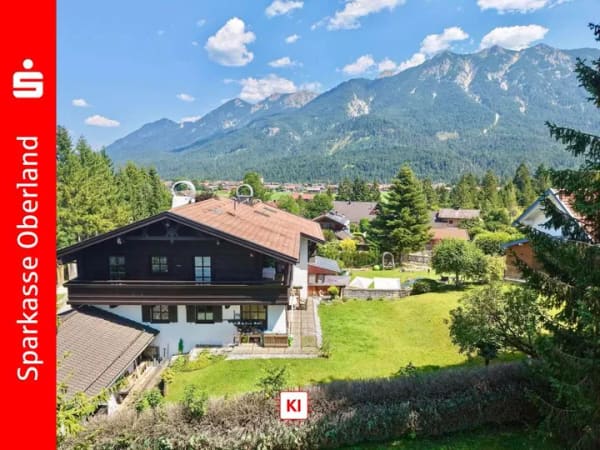 Immobilie in Krün - Familienheim mit Garten in traumhafter Lage! - Bild 0
