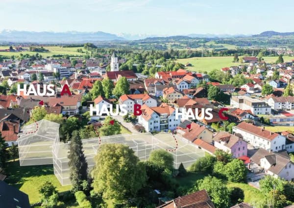 Immobilie in Dietmannsried - WHG B1.2 | Kompakte 2-Zimmer-Wohnung mit Terrasse & Garten - Bild 2
