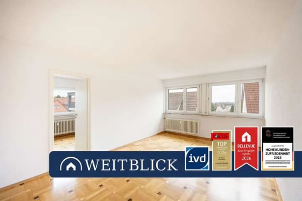 Immobilie in Ludwigsburg - WEITBLICK: 3,5 Zimmer – frei für Sie! - Bild 0