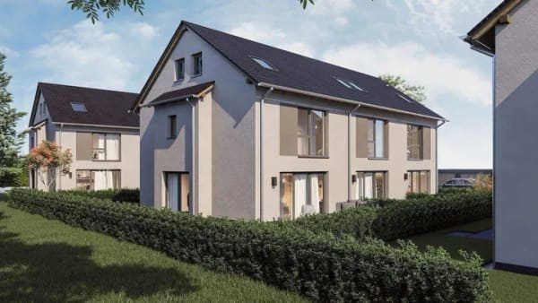 Immobilie in Hebertshausen - Eckhaus XXL Lkr. Dachau + Sonderpreis + Rohbau erstellt. Nutzfläche Haus 178m².  - Bild 1