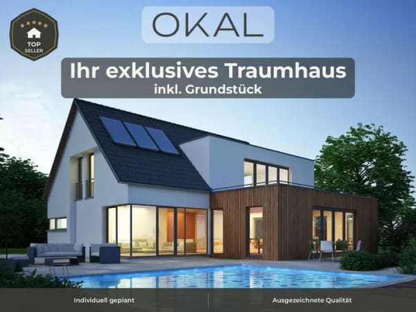 Immobilie in Schwülper - IHR OKAL Designhaus-KLARE LINIEN, OFFENES LEBEN- Malervorbereitet inkl. Grundstück! - Bild 0