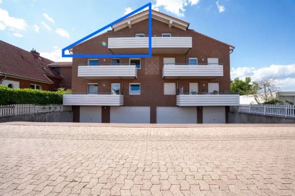 Immobilie in Heuerßen - Nicht als Wohnung genehmigt: Ausgebautes DG mit Balkon & Kellerraum - Bild 0