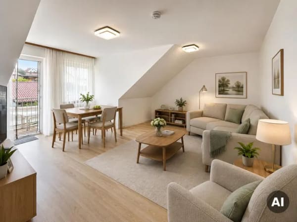 Immobilie in Rimpar - Dachgeschosswohnung in Rimpar - Bild 2