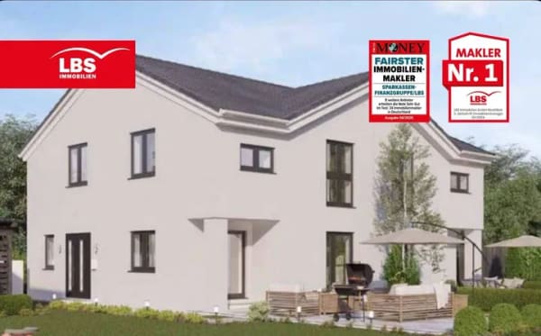 Immobilie in Kissenbrück - Einziehen statt sanieren - Neubau-Doppelhaushälfte mit 124 m² Wohnfläche - Bild 0