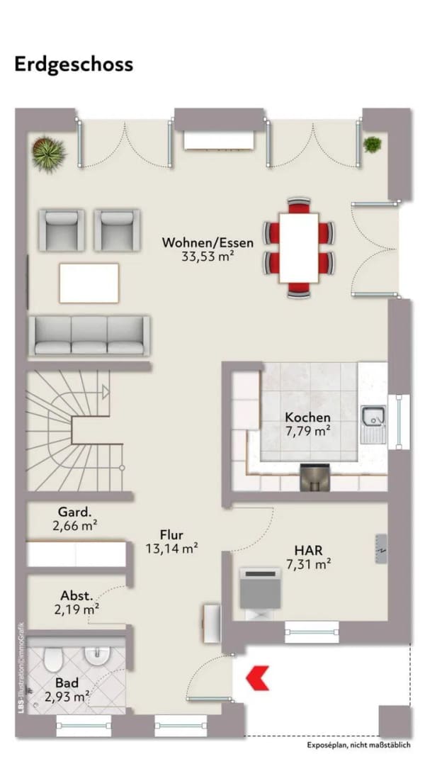 Immobilie in Kissenbrück - Einziehen statt sanieren - Neubau-Doppelhaushälfte mit 124 m² Wohnfläche - Bild 1