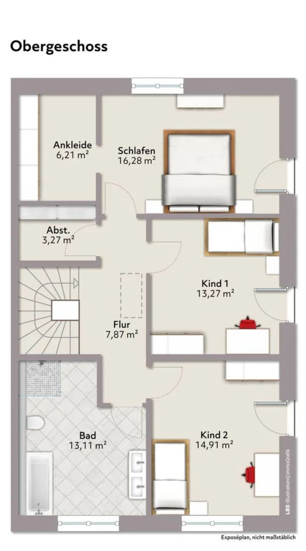 Immobilie in Kissenbrück - Einziehen statt sanieren - Neubau-Doppelhaushälfte mit 124 m² Wohnfläche - Bild 2