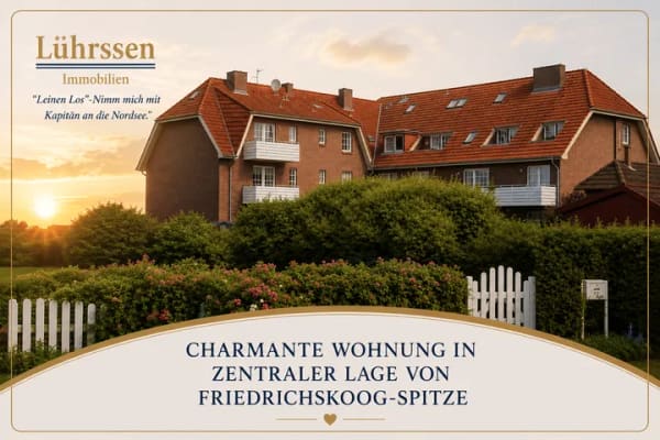Immobilie in Friedrichskoog - charmante Wohnung in Toplage am neuen Minigolfplatz - Bild 0