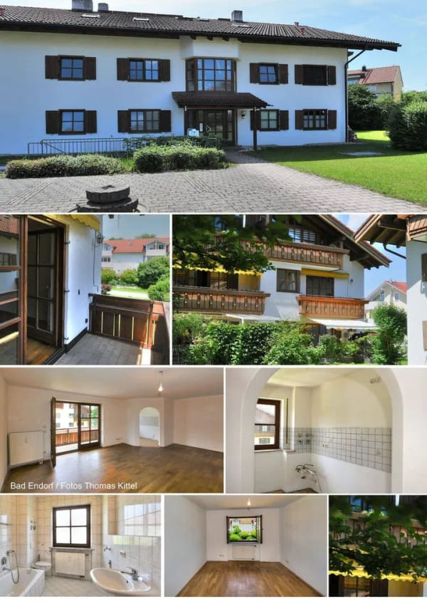 Immobilie in Bad Endorf - freie Zweizimmerwohnung mit Balkon und Tiefgarage - ruhig und zentral - Bild 0