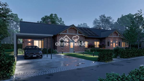 Immobilie in Barum - Hochwertige Bungalow-Haushälfte mit EBK und Sauna - attraktive, ruhige Lage von Barum - Bild 1