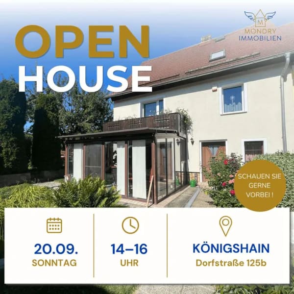 Immobilie in Königshain - Mehr als ein Haus: Freiraum, Fernblick und Platz für Ihre Ideen - Bild 0