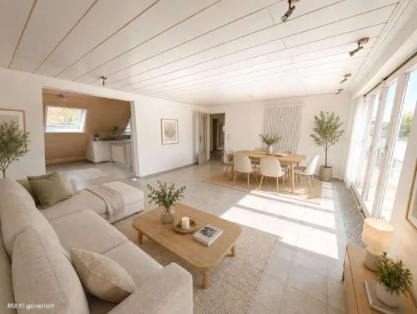 Immobilie in Mittelbiberach - Ohne Provision - Freie 5 Zimmer Wohnung in ruhiger Lage, Garage, Balkon - Bild 0