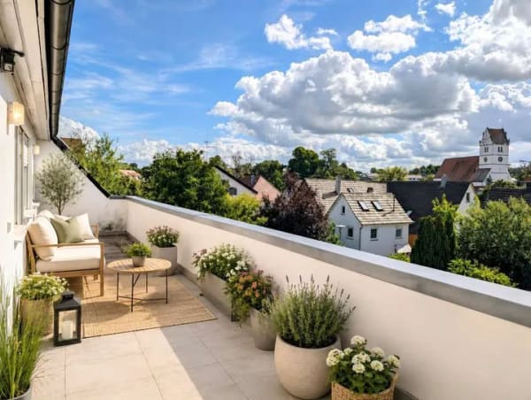 Immobilie in Mittelbiberach - Ohne Provision - Freie 5 Zimmer Wohnung in ruhiger Lage, Garage, Balkon - Bild 1