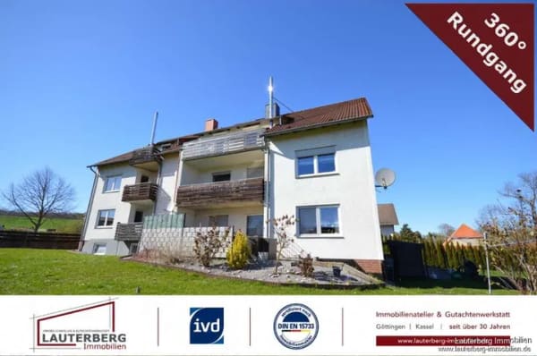 Immobilie in Bovenden - Sonne, Kamin & viel Platz: Attraktive 3,5-Zimmer-Dachgeschosswohnung in Harste - Bild 0