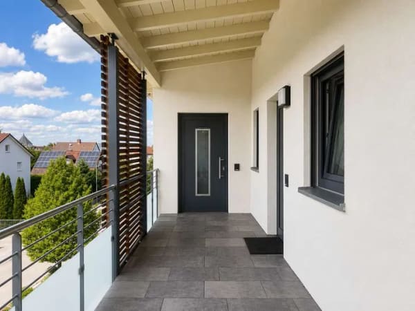 Immobilie in Aiterhofen - *Betreutes Wohnen* - Moderne 3-Zimmer-Wohnung mit überdachtem Südbalkon und tollem Ausblick - Bild 2