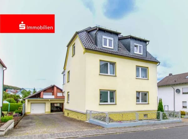Immobilie in Dornburg - Gepflegtes Mehrfamilienhaus mit großem Grundstück und Nebengebäude in Dornburg-Wilsenroth - Bild 0
