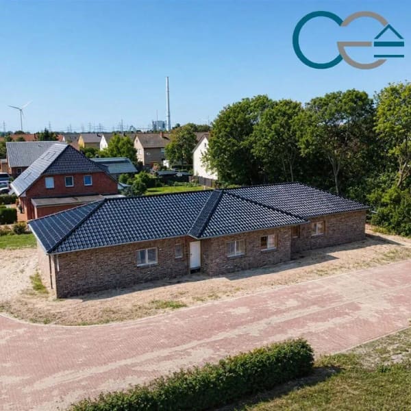 Immobilie in Landesbergen - Neubau - Kfw-Effizienzhaus 55 Standard - Exklusiver Bungalow mit Carport und Garten in Landesbergen - Bild 0