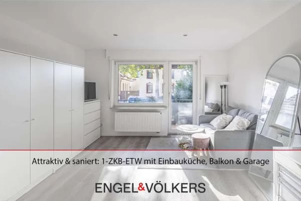 Immobilie in Landau in der Pfalz - Attraktiv & saniert: 1-ZKB-ETW mit Einbauküche, Balkon & Garage - Bild 0