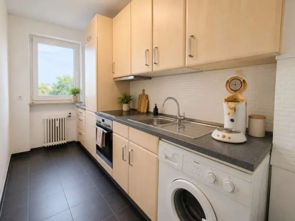 Immobilie in Rüsselsheim am Main - Modernes Wohnen in zentraler Lage von Rüsselsheim – kernsanierte 1,5-Zimmer-Wohnung mit Balkon - Bild 3
