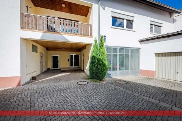 Immobilie in Maintal - Maintal-Wachenbuchen: Gartenwohnung auf ca. 251 Quadratmeter auf einer Ebene sowie einer Doppelgarag - Bild 1