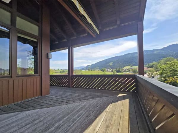 Immobilie in Nesselwang - Alpenflair inklusive: Helle Maisonettewohnung mit beeindruckendem Bergpanorama - Bild 0