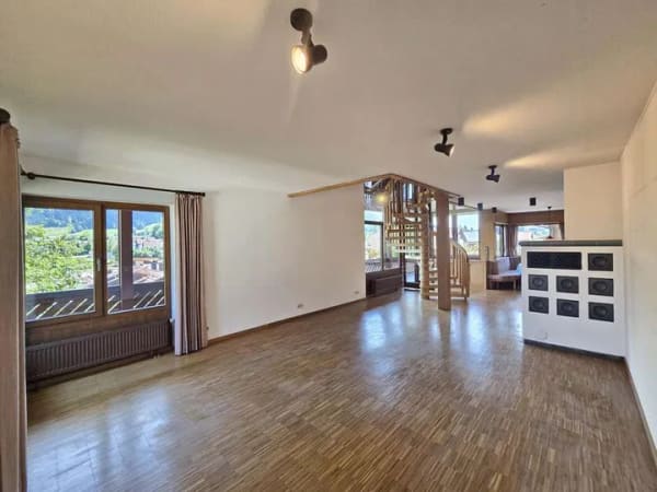 Immobilie in Nesselwang - Alpenflair inklusive: Helle Maisonettewohnung mit beeindruckendem Bergpanorama - Bild 2