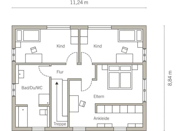 Immobilie in Leiferde - EINFAMILIENHAUS MIT VERSETZTEM PULTDACH - Bild 1