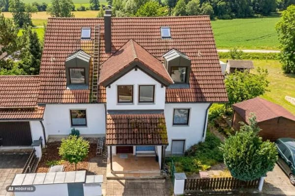 Immobilie in Pfaffenhofen an der Glonn - Einzigartige DG-Wohnung mit Garten in ruhiger Siedlungslage von Egenburg! - Bild 0