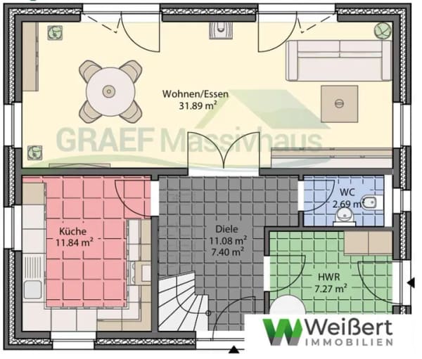 Immobilie in Silberstedt - Neubauplanung - Familienhaus im klassischen Stil - Niedrigenergiehaus EH40 mit Wärmepumpe & PV-Anlag - Bild 2