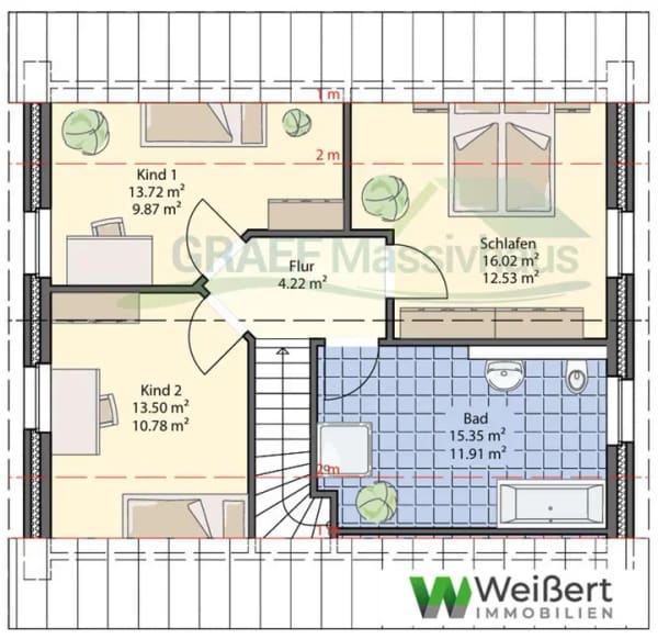 Immobilie in Silberstedt - Neubauplanung - Familienhaus im klassischen Stil - Niedrigenergiehaus EH40 mit Wärmepumpe & PV-Anlag - Bild 3