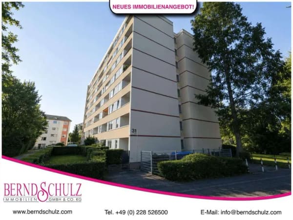 Immobilie in Bonn - Vermietete 1-Zimmer-Wohnung mit Loggia in Bonn-Tannenbusch - Bild 0