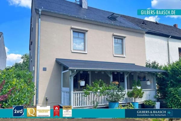 Immobilie in Detzem - Detzem: Umfangreich saniertes Moselhaus mit Weinbergblick, Garten und Stellplätzen - Bild 0