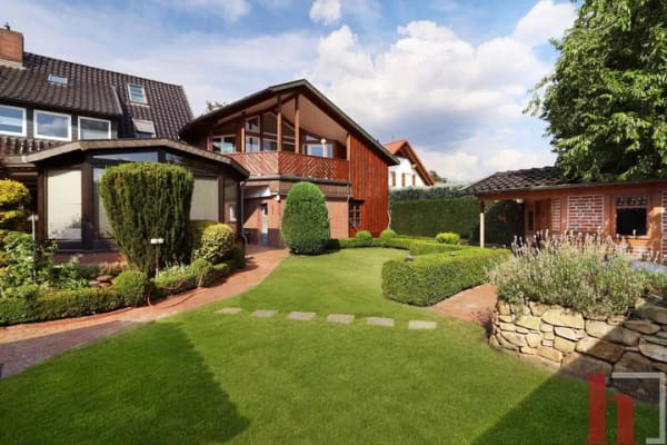 Immobilie in Neuenkirchen-Vörden - Großzügiges Zweifamilienhaus mit Wintergarten, Sauna & charmantem Garten - Bild 3