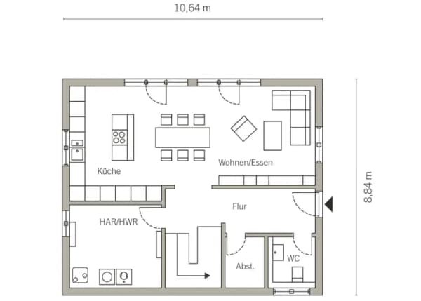 Immobilie in Carlow - Repräsentative Stadtvilla auf großem 1292m² Grundstück in Feldrandlage - Bild 2