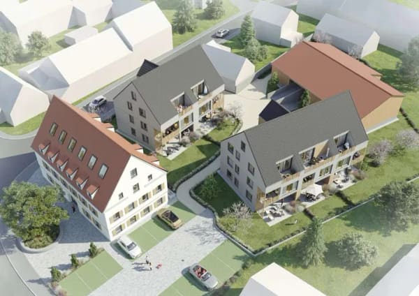 Immobilie in Gessertshausen - Wohnung Nr. 05 - 32,92 m2 - Bild 1