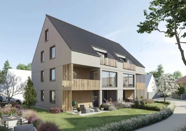 Immobilie in Gessertshausen - Maisonette-Wohnung Nr. 09 - 40,10 m2 - Bild 2