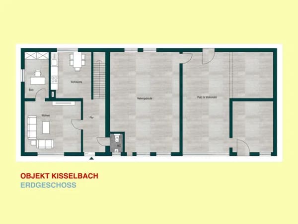 Immobilie in Kisselbach - Wohnen im Ortskern: Viele
Möglichkeiten zum kleinen Preis - Bild 3