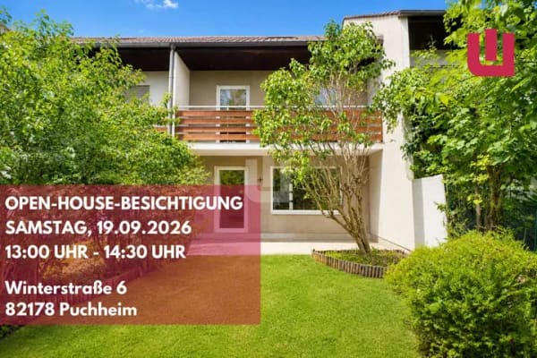 Immobilie in Puchheim - WINDISCH - Familienfreundliches Reihenhaus mit viel Potenzial in ruhiger Zentrumslage - bezugsfrei! - Bild 0
